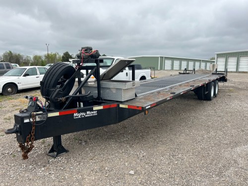 2007 MIGHTY MOVER DECKOVER, 36X8.5 LONG, GVWR 35000, AIR BRAKES, VERY HEAVY DUTY